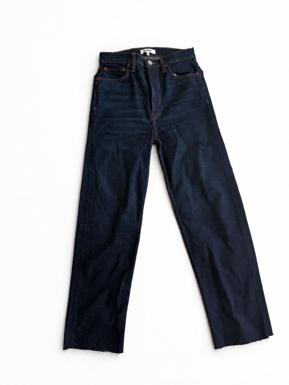 RE/DONE 90s High Rise Loose Jeans in Dark Wash